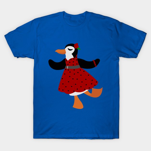 Dapper Day Penguin T-Shirt by NightmareProds